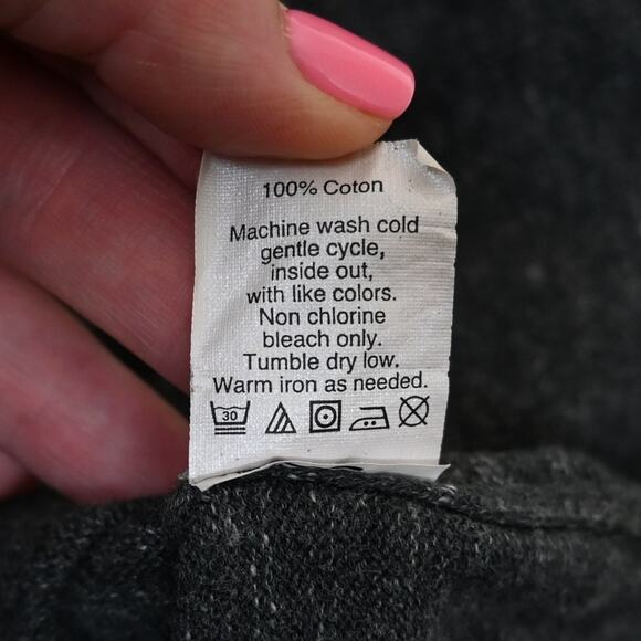 J. Crew Mens 100% Cotton Crew Neck Sweater in Gray Size Large - Picture 9 of 9